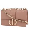 Borsa a tracolla Dior  30 Montaigne in pelle martellata rosa polvere - 00pp thumbnail