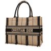 Sac cabas Dior  Book Tote en toile noire et beige - 00pp thumbnail