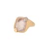 Pomellato Ritratto small model ring in pink gold, quartz and diamonds - 00pp thumbnail