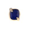 Pomellato Ritratto medium model ring in pink gold, lapis-lazuli and brown diamonds - 360 thumbnail