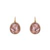 Paire de boucles d'oreilles Pomellato Arabesques en or rose et améthystes - 00pp thumbnail