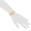 Cartier Santos Galbée  in yellow gold Ref: Cartier - 866930  Circa 2000 - Detail D1 thumbnail