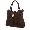 Bolso de mano Louis Vuitton  Elégie en lona Monogram Idylle marrón y cuero marrón - 00pp thumbnail