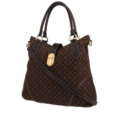 Borsa Louis Vuitton  Elégie in tessuto a monogramma Idylle marrone e pelle marrone
