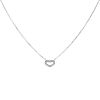 Collier Cartier Coeur et Symbole en or blanc et diamants - 00pp thumbnail