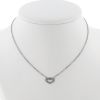 Collier Cartier Coeur et Symbole en or blanc et diamants - 360 thumbnail