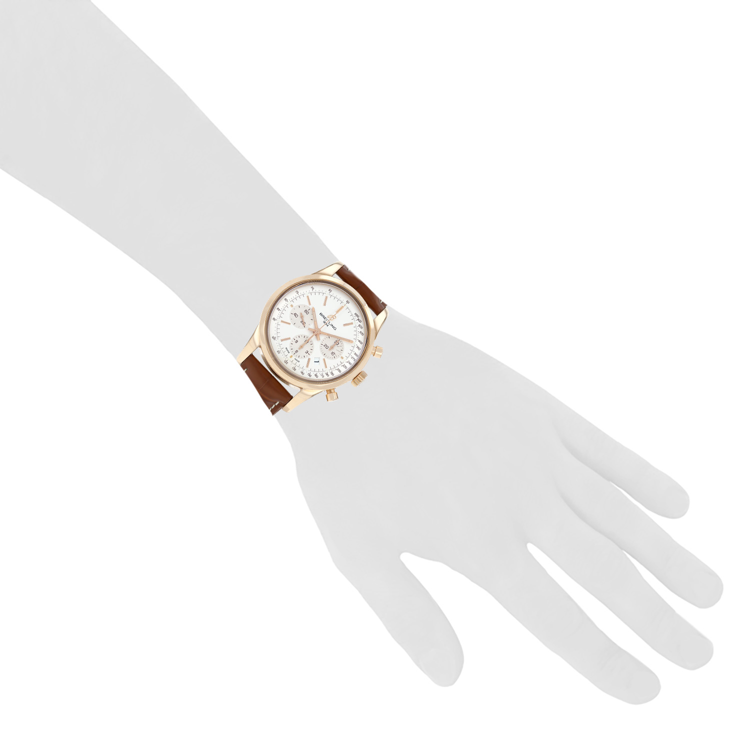 Breitling Transocean Chronograph  in pink gold Ref: Breitling - RB0152  Circa 2018 - Detail D1