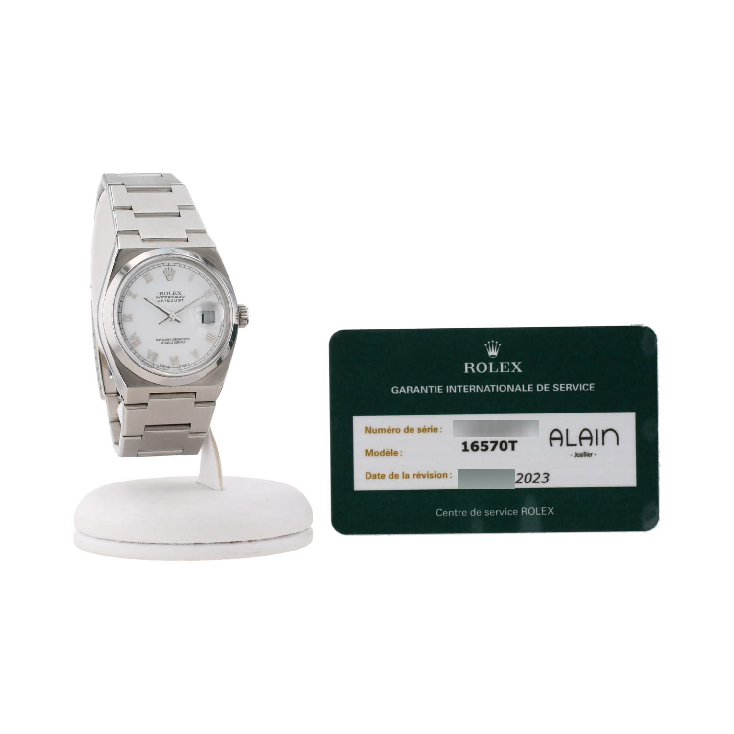 Reloj Rolex Oysterquartz Datejust de acero Ref: Rolex - 17000A  Circa 1990
