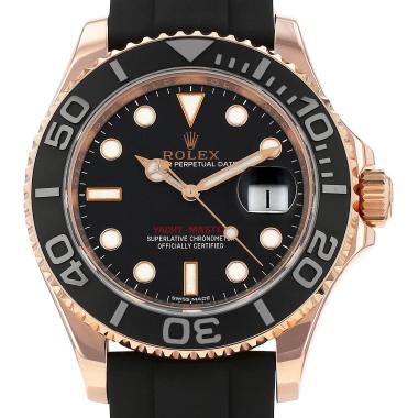 Montre Rolex Yacht-Master en or rose et céramique Ref: Rolex - 116655  Vers 2016