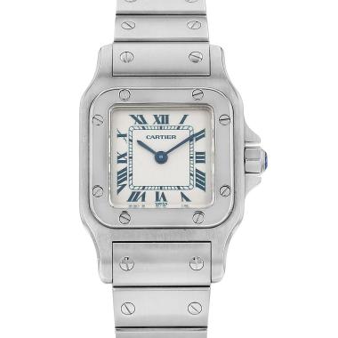 Orologio Cartier Santos Galbée in acciaio Ref: Cartier - 1565  Circa 1990