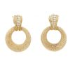 Pendientes  Van Cleef & Arpels  de oro amarillo, piedras ornamentales y diamantes - 360 thumbnail