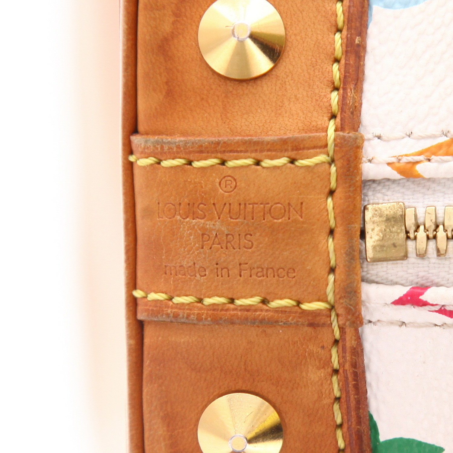 Borsa Louis Vuitton  Editions Limitées in tela monogram multicolore e pelle naturale - Detail D2