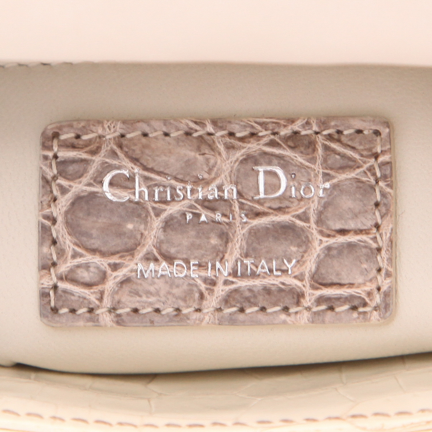 Dior  Lady Dior handbag  crocodile - Detail D2