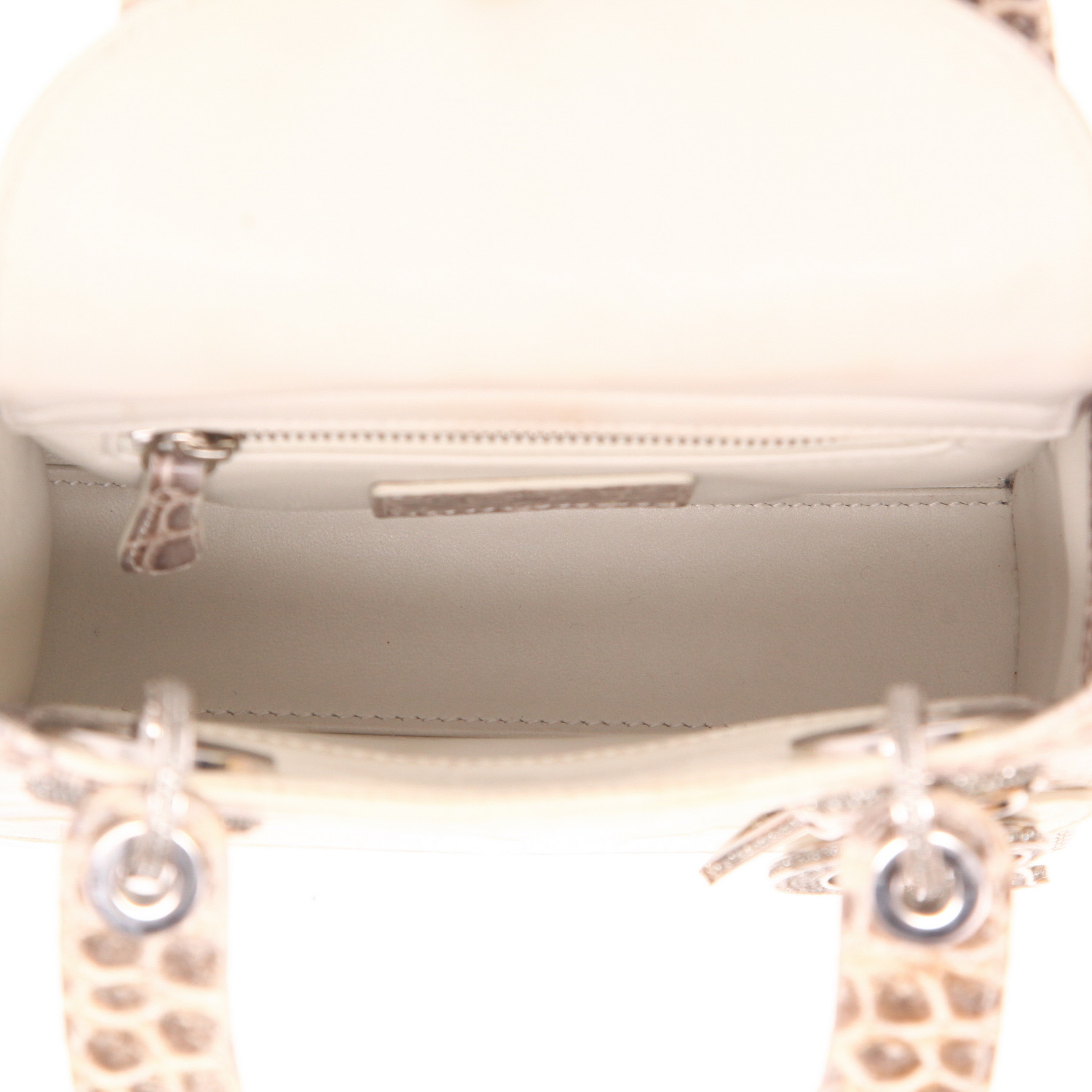 Sac à main Dior  Lady Dior en crocodile - Detail D3