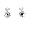 Paire de boucles d'oreilles Chaumet Lien en or blanc et diamants - 360 thumbnail