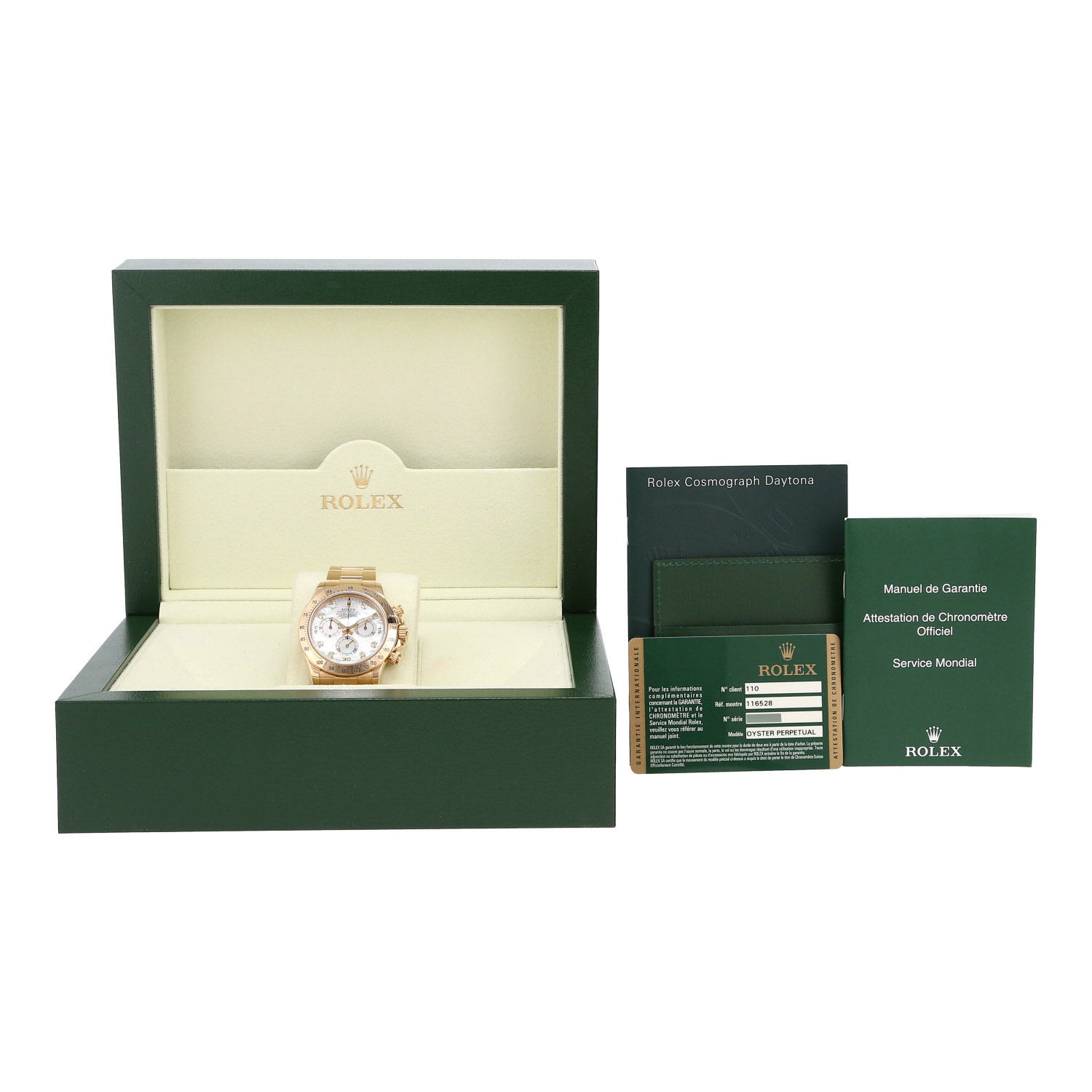 Rolex Daytona Automatique  in yellow gold Ref: Rolex - 116528  Circa 2012 - Detail D2