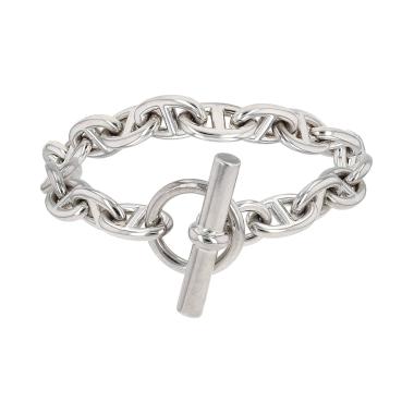 Bracelet Hermès Chaîne d'Ancre petit modèle en argent