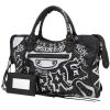 Borsa Balenciaga  City in pelle nera e bianca - 00pp thumbnail