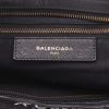 Bolso Balenciaga  City en cuero negro y blanco - Detail D2 thumbnail