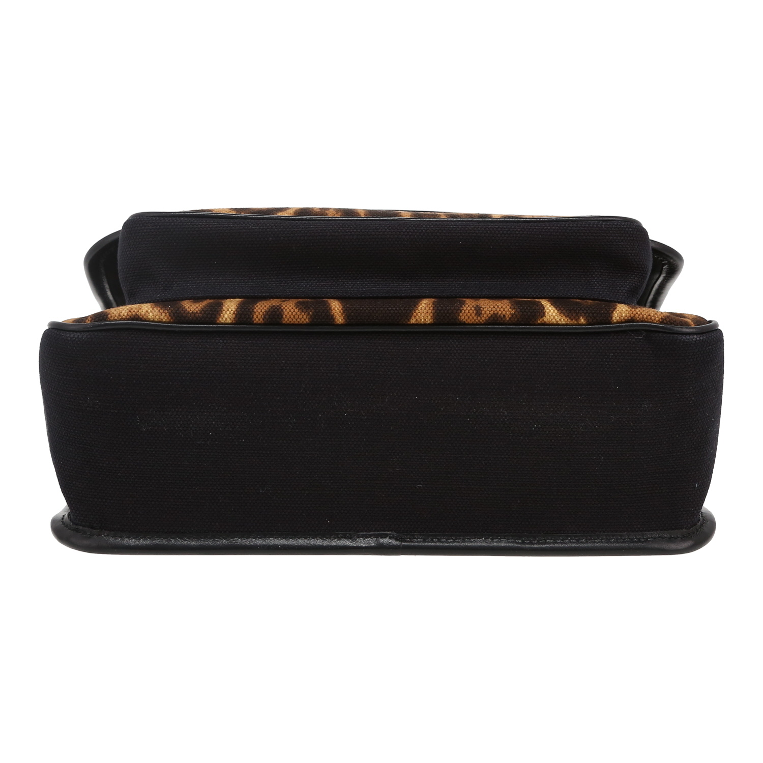 Borsa a tracolla Saint Laurent  Niki in tela e pelle nera - Detail D1