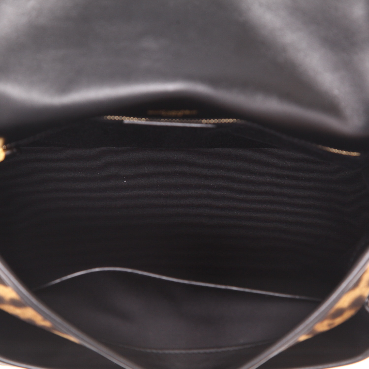 Borsa a tracolla Saint Laurent  Niki in tela e pelle nera - Detail D3