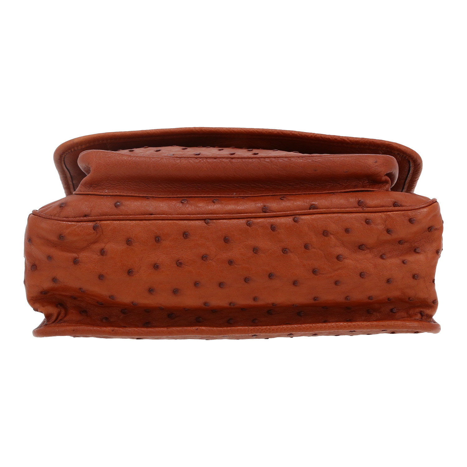 Sac bandoulière Saint Laurent  Niki en autruche gold - Detail D1