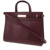 Borsa Saint Laurent  Manhattan in pelle bordeaux - 00pp thumbnail