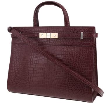 Saint Laurent  Manhattan handbag  in burgundy leather