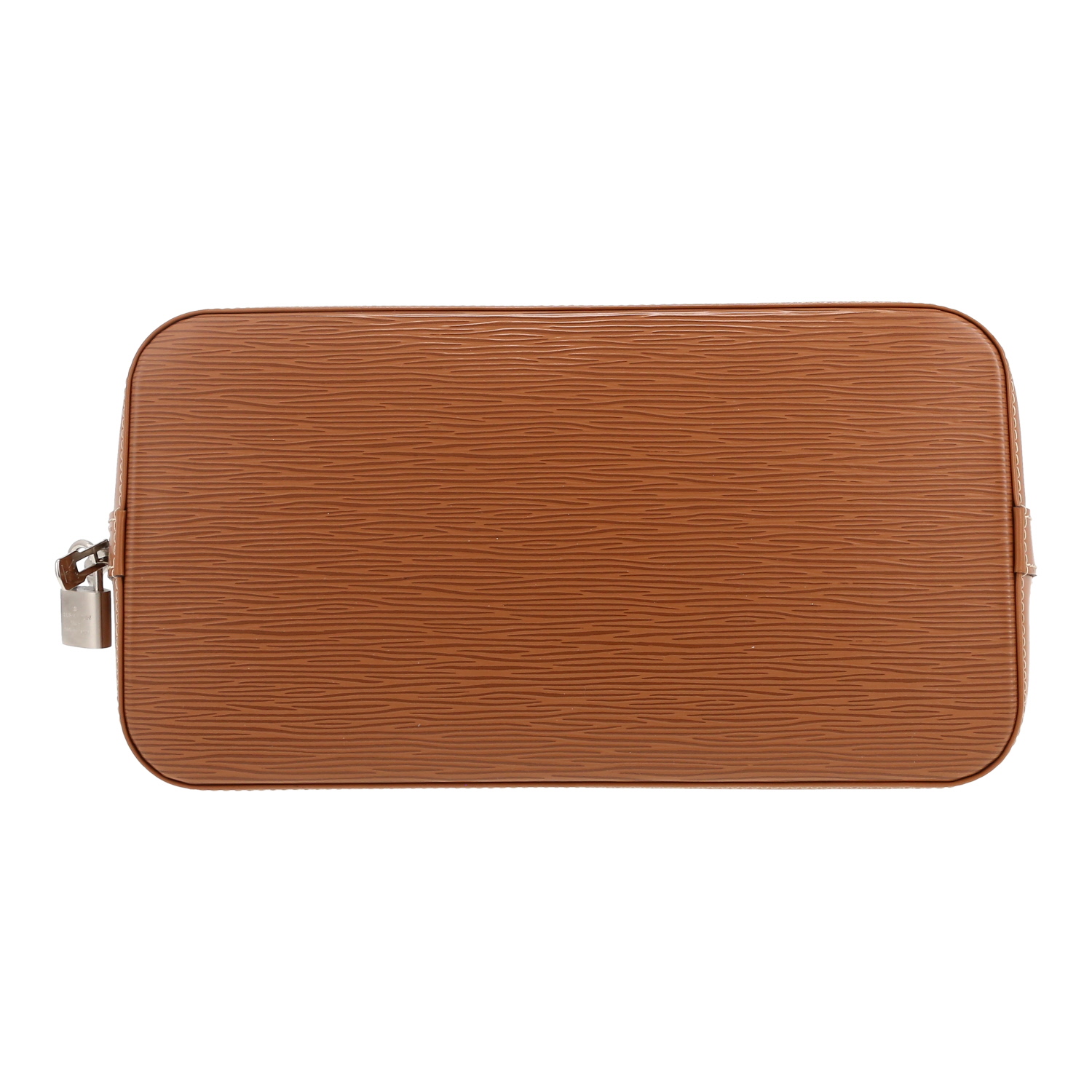 Louis Vuitton  Alma handbag  in brown epi leather - Detail D1