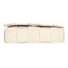 Bottega Veneta  Cassette shoulder bag  in white intrecciato leather - Detail D1 thumbnail