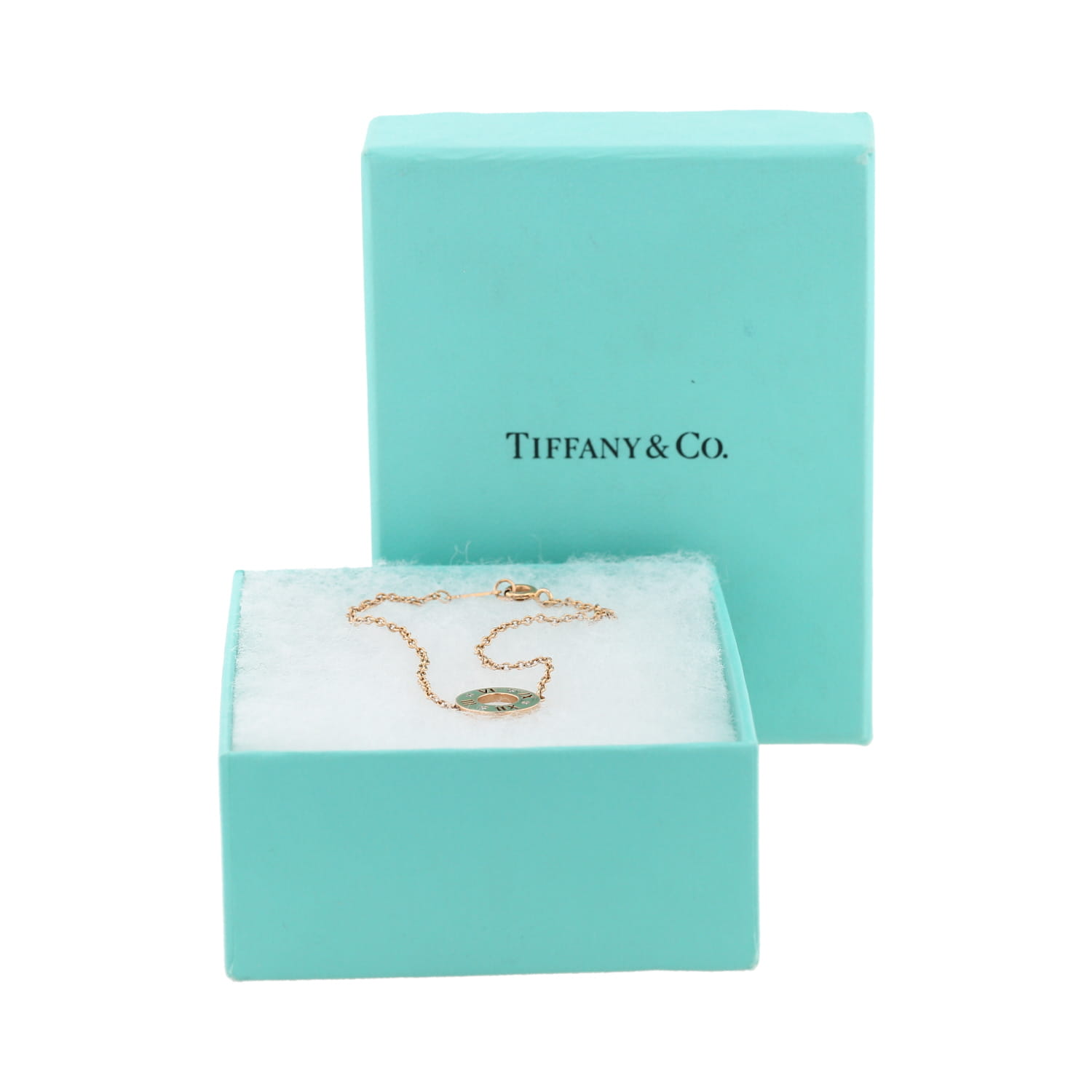 Bracelet Tiffany & Co Atlas en or rose et diamants
