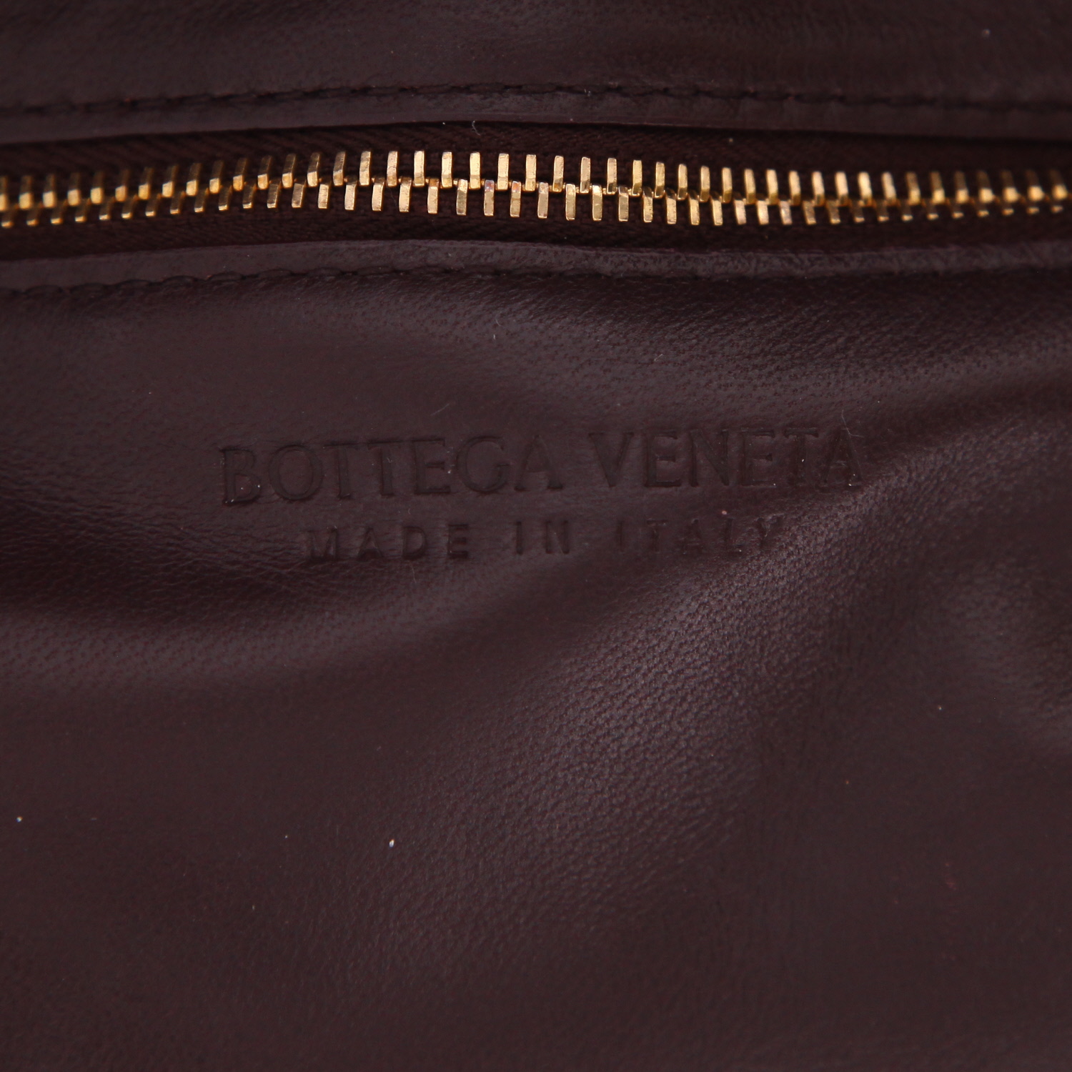 Borsa a tracolla Bottega Veneta  Padded Cassette in pelle intrecciata marrone - Detail D2