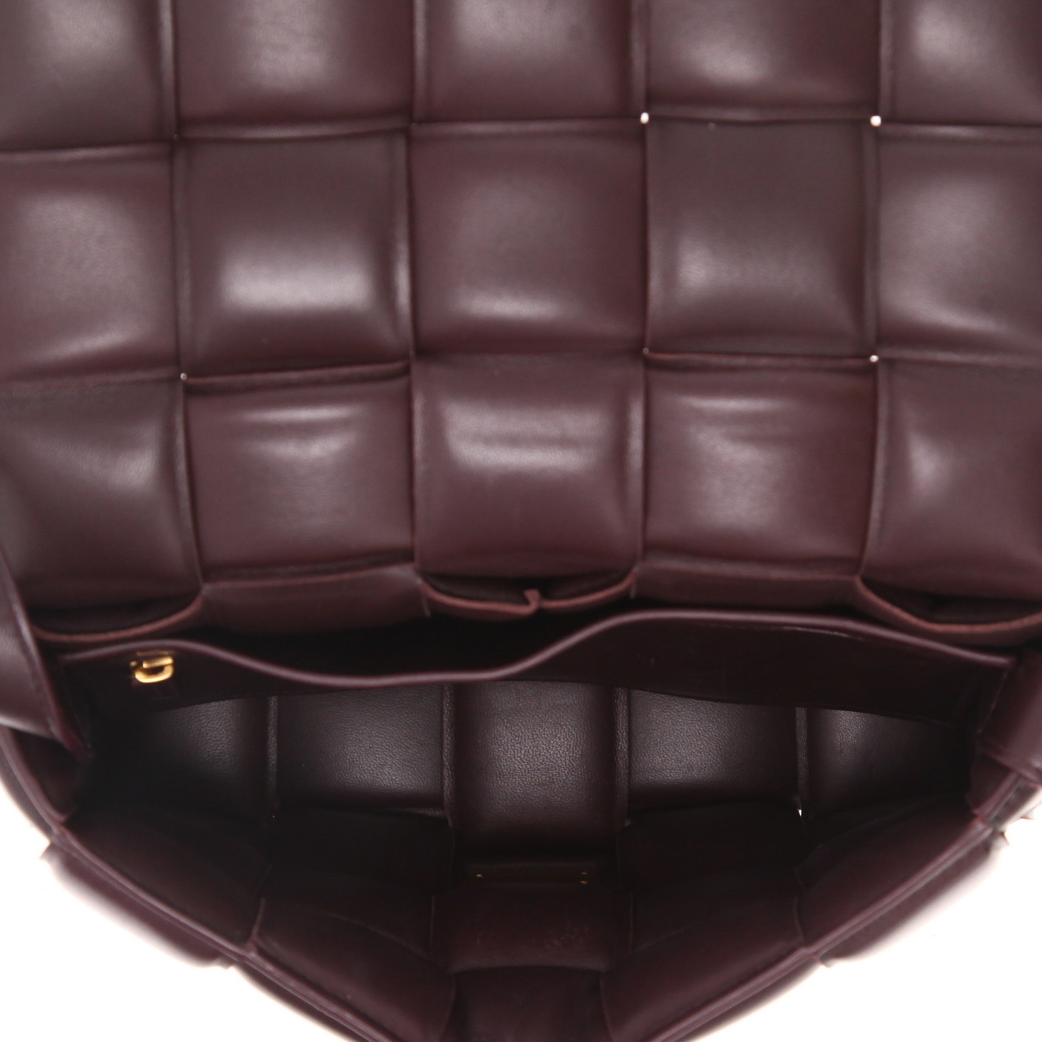 Sac bandoulière Bottega Veneta  Padded Cassette en cuir intrecciato marron - Detail D3