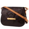 Bolso de mano Louis Vuitton  Bellflower en charol Monogram color berenjena y cuero natural - 00pp thumbnail