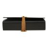 Borsa a tracolla Saint Laurent  Kate Pompon in pelle nera - Detail D1 thumbnail