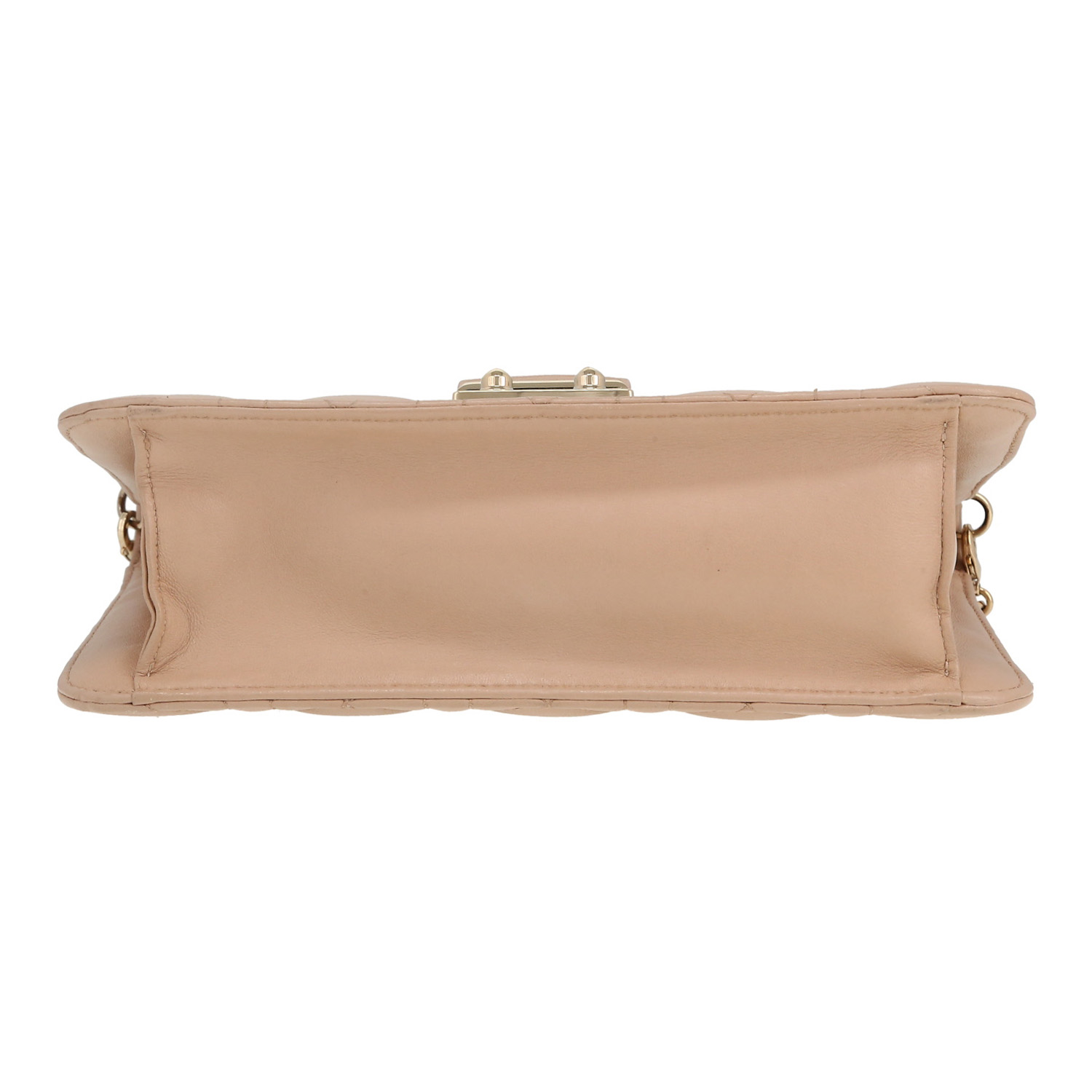 Bolso bandolera Dior  Promenade en cuero cannage beige - Detail D1