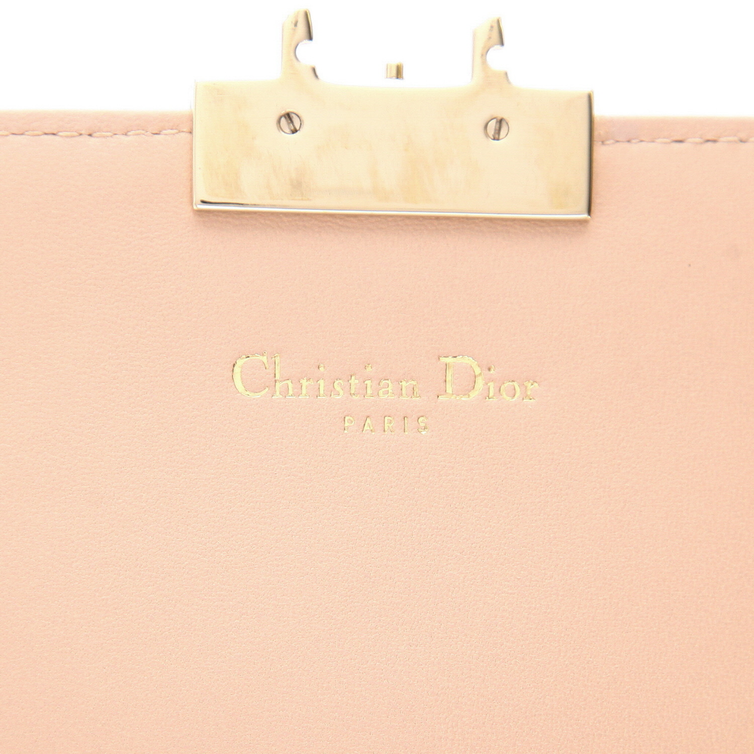 Borsa a tracolla Dior  Promenade in pelle cannage beige - Detail D2
