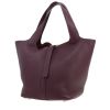 Bolso de mano Hermès  Picotin 22 cm en cuero togo violeta Cassis - 00pp thumbnail