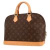 Sac à main Louis Vuitton  Alma en toile monogram marron et cuir naturel - 00pp thumbnail