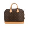 Sac à main Louis Vuitton  Alma en toile monogram marron et cuir naturel - 360 thumbnail