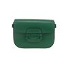 Gucci  1955 Horsebit mini  shoulder bag  in green leather - 360 thumbnail