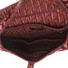 Borsa Dior  Saddle in velluto bordeaux - Detail D3 thumbnail