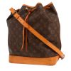 Louis Vuitton  Grand Noé shopping bag  in brown monogram canvas  and natural leather - 00pp thumbnail