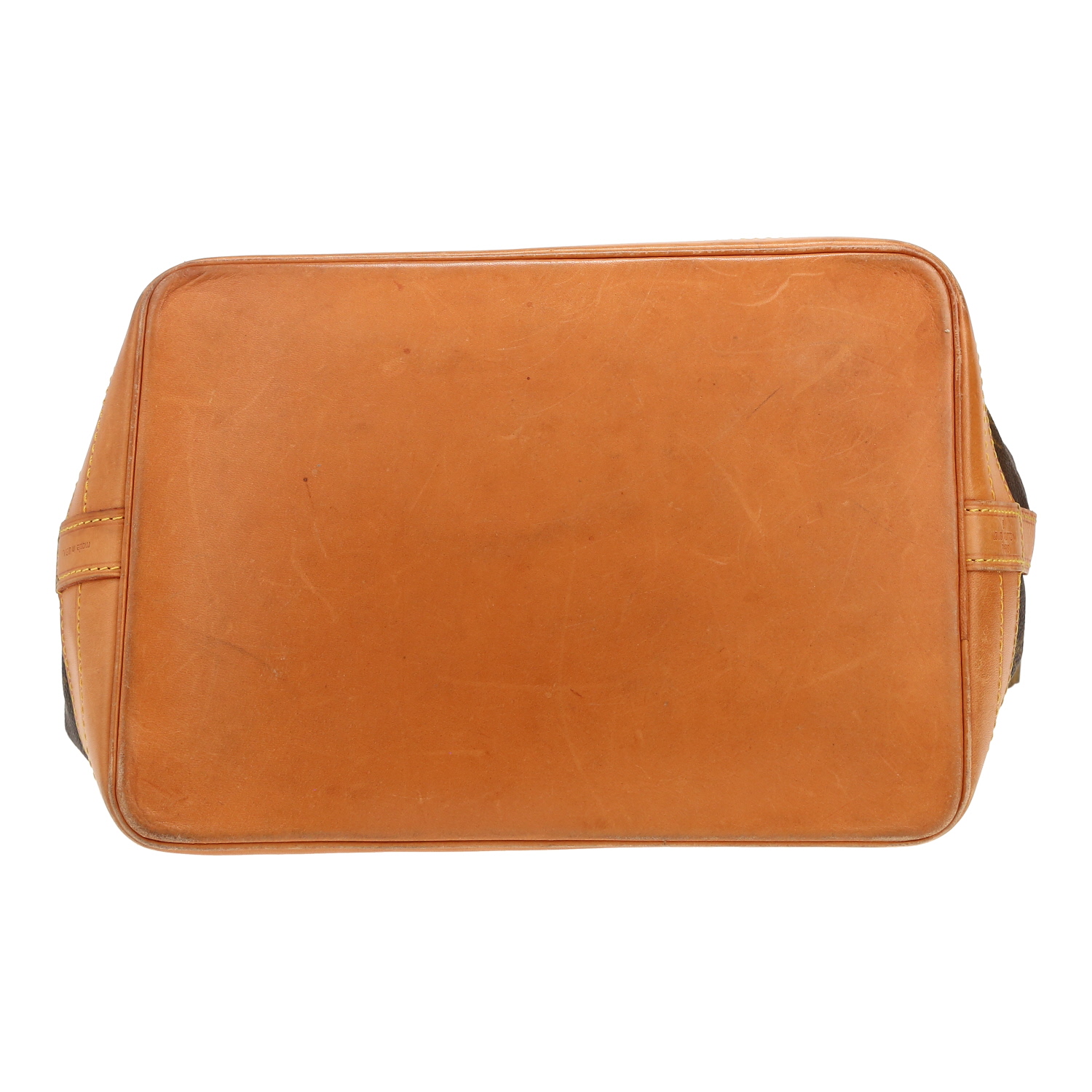 Bolso Cabás Louis Vuitton  Grand Noé en lona Monogram marrón y cuero natural - Detail D1