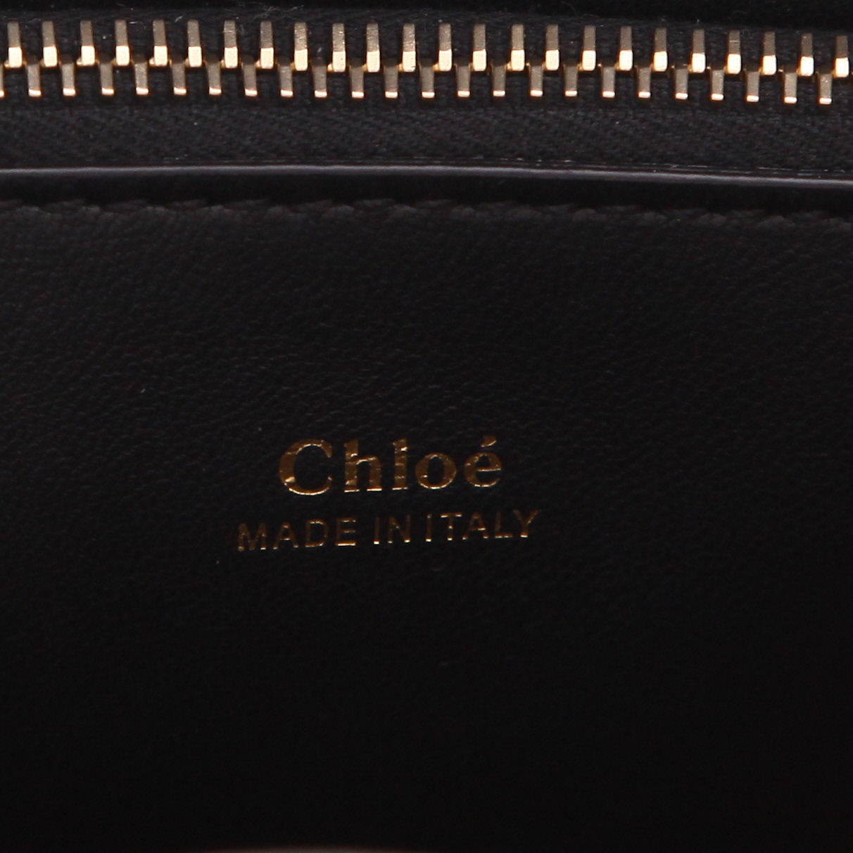 Chloé  Edith handbag  in black leather - Detail D2