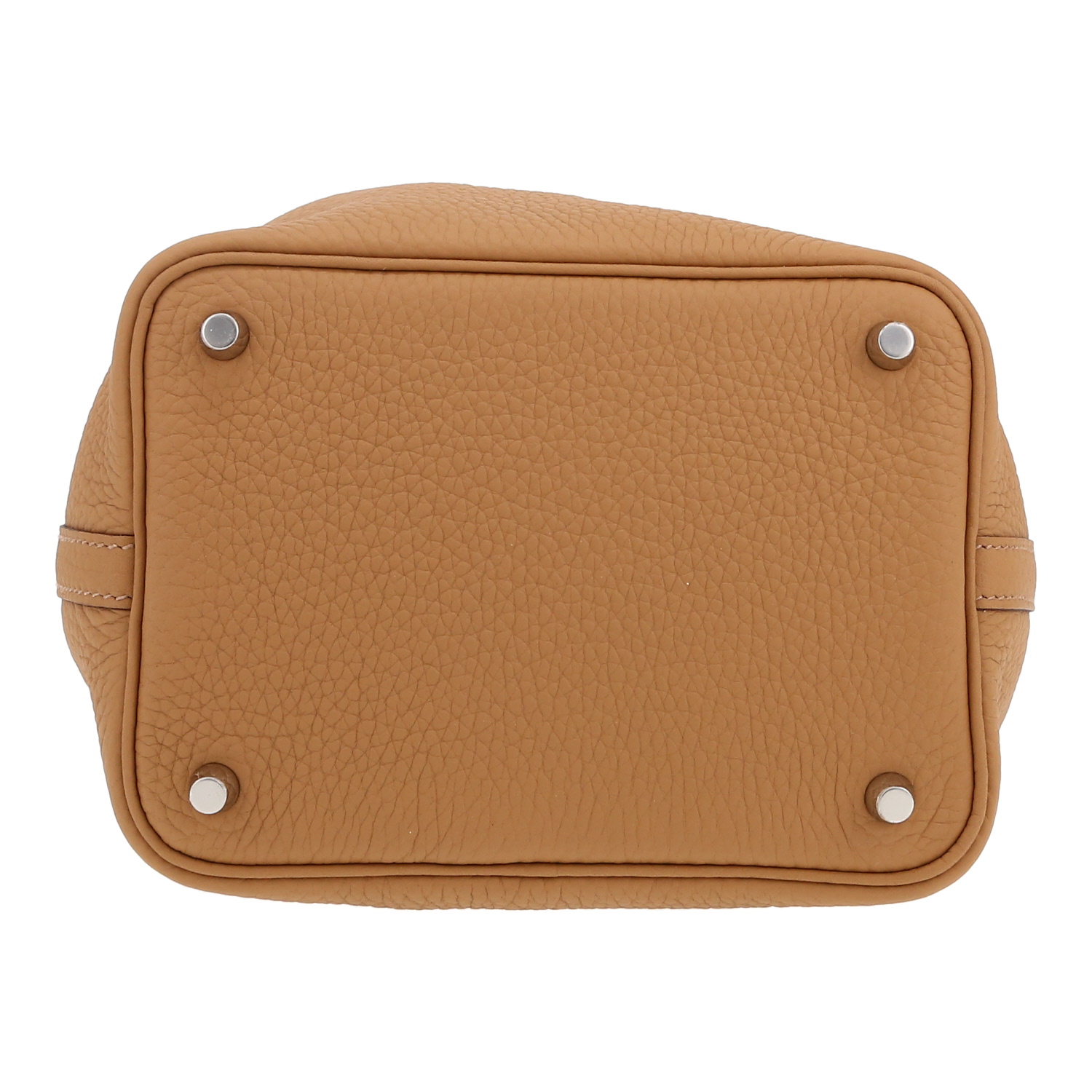 Sac à main Hermès  Picotin en cuir togo Biscuit - Detail D1