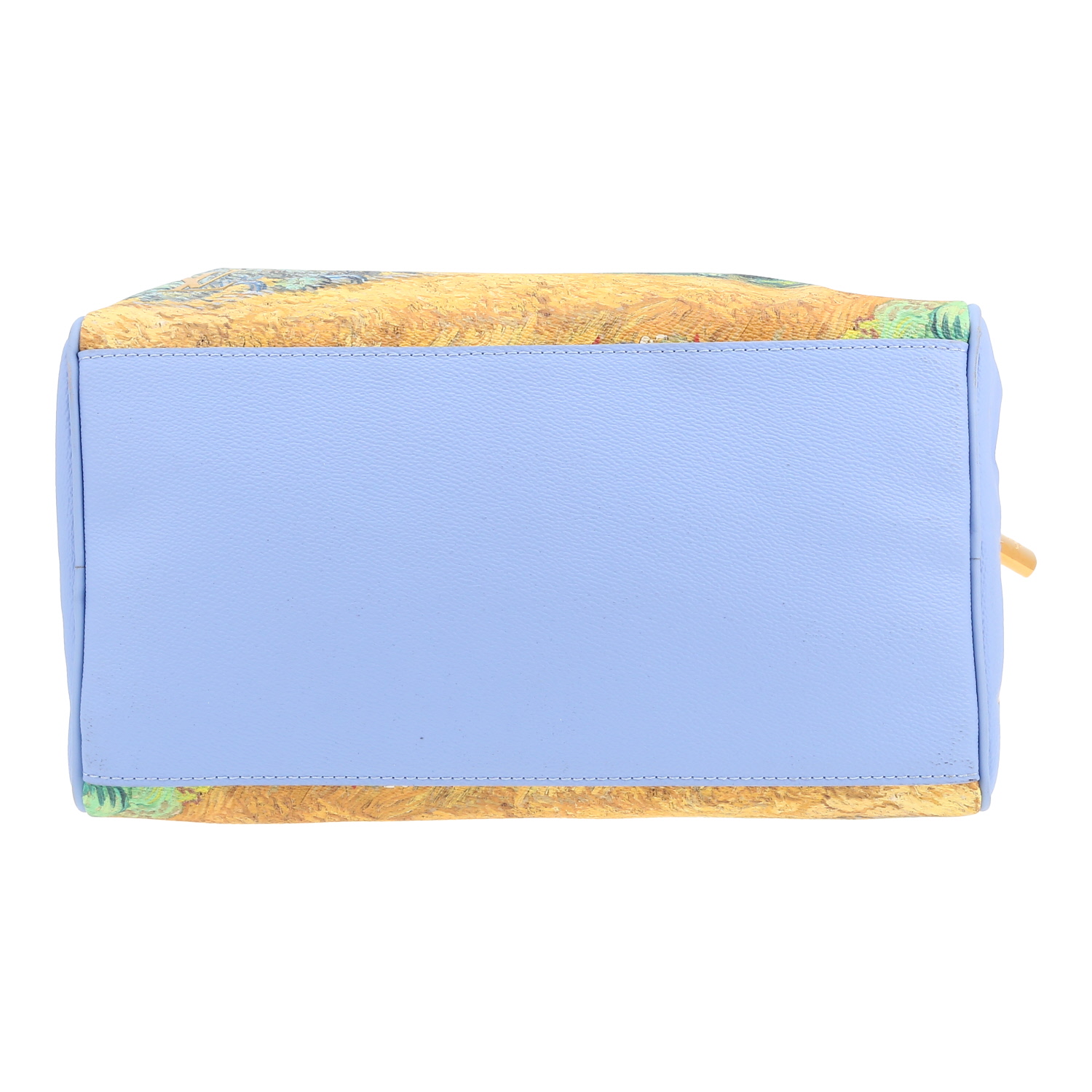 Louis Vuitton  Edition limitée Jeff Koons "Van Gogh" handbag  in blue, green and yellow leather - Detail D1