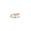 Anello Cartier Juste un clou in oro rosa e diamanti - 360 thumbnail