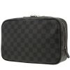 Louis Vuitton  Poche Toilette en lona a cuadros gris - 00pp thumbnail