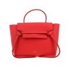 Borsa a tracolla Celine  Belt modello grande  in pelle martellata rossa - 360 thumbnail